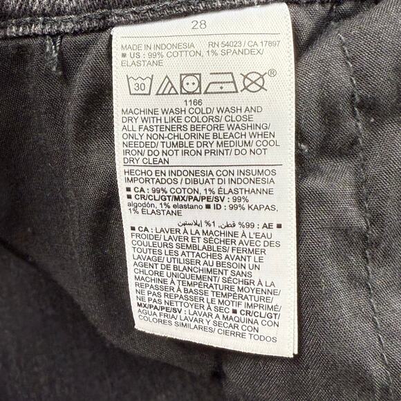 Old Navy Plus Women's Sky High A-Line Denim Jean Short 4X Washed Black - Picture 7 of 12